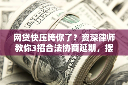 武汉网贷快压垮你了？资深律师教你3招合法协商延期，摆脱暴力催收！