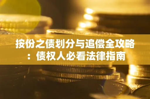 武汉按份之债划分与追偿全攻略：债权人必看法律指南