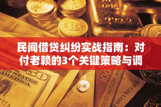 武汉民间借贷纠纷实战指南：对付老赖的3个关键策略与调解盲区解析