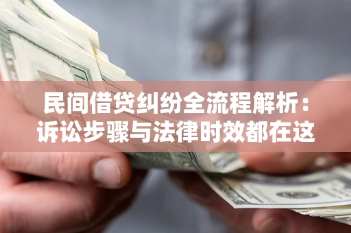 武汉民间借贷纠纷全流程解析：诉讼步骤与法律时效都在这儿了