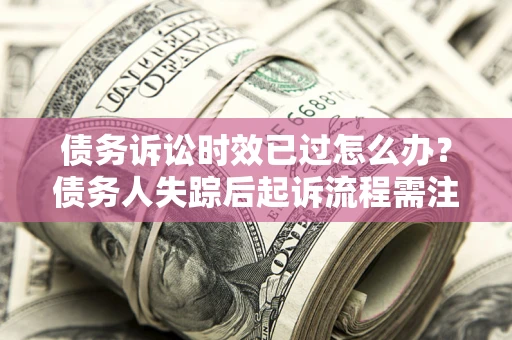 武汉债务诉讼时效已过怎么办？债务人失踪后起诉流程需注意什么？